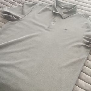 Travis Mathew Light Gray Polo Shirt
